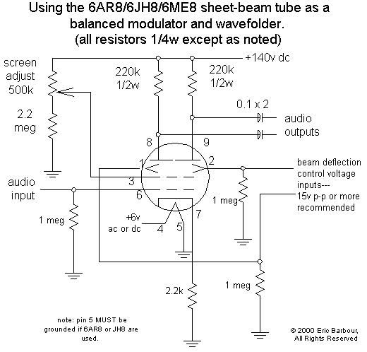 Beam modulator schematic