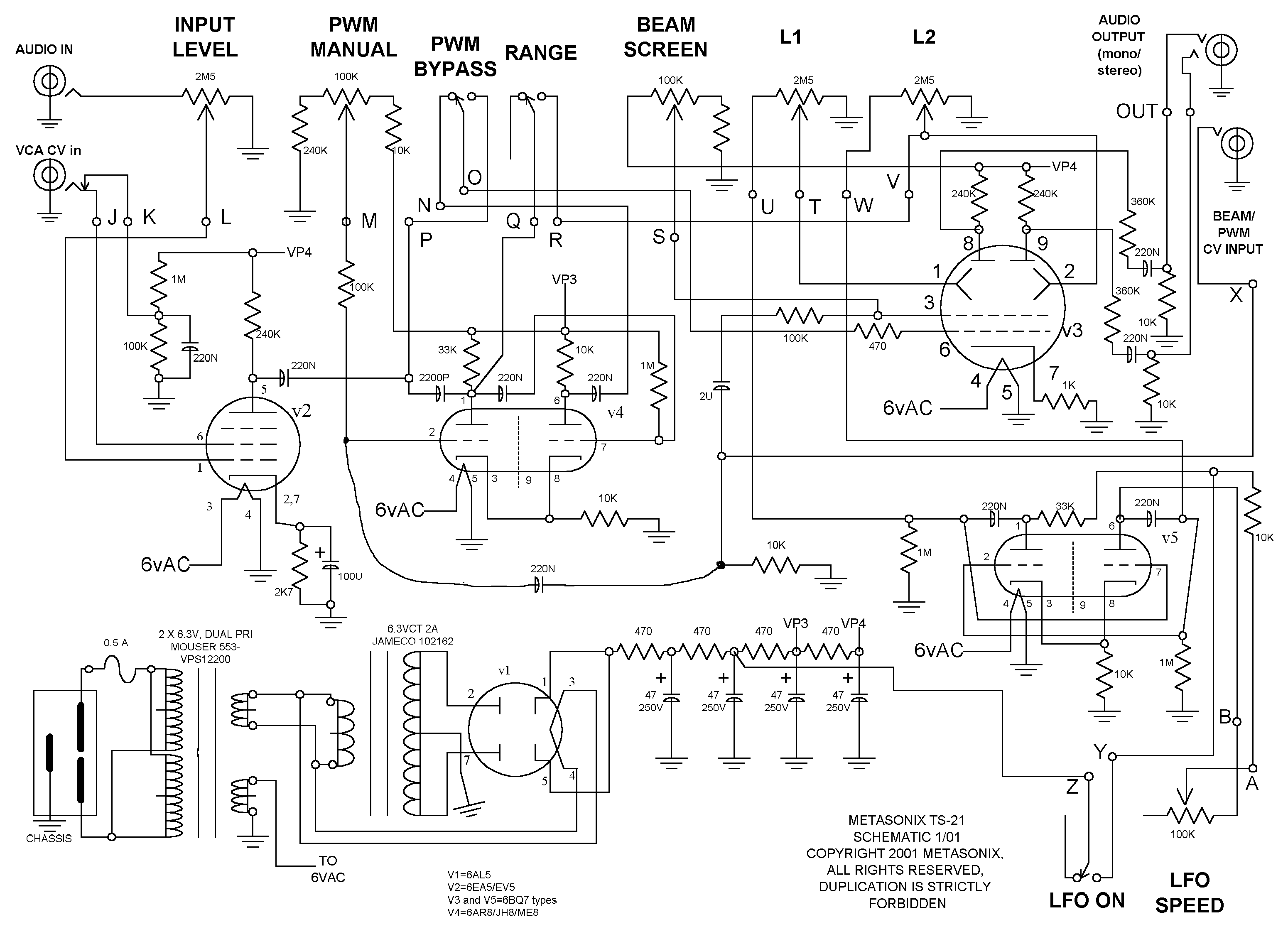 Hellfire modulator schematic